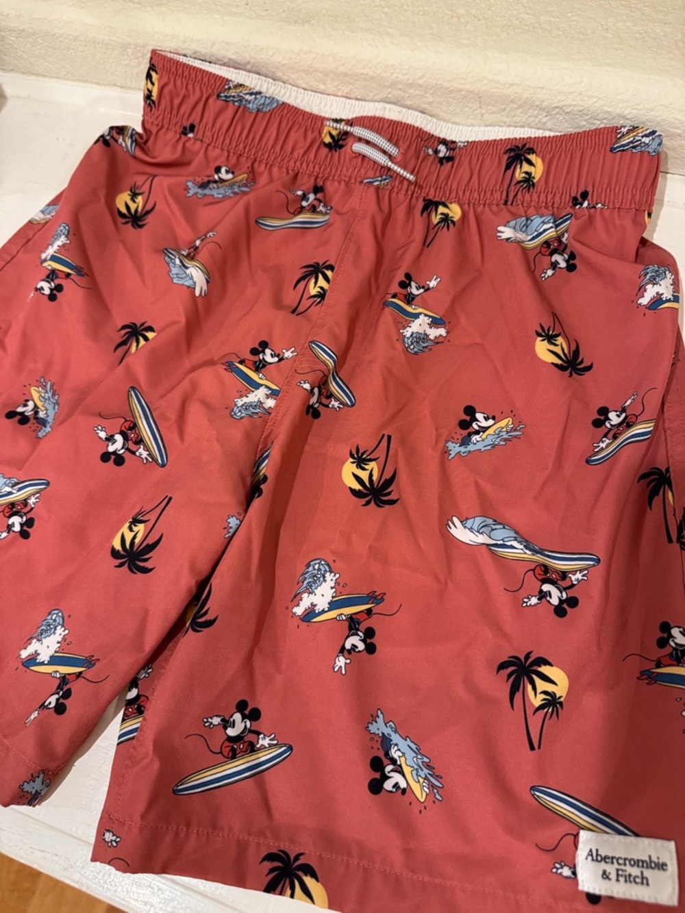 Abercrombie & Fitch x Mickey Mouse swim trunks